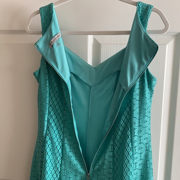 Danny and Nicole Sz 8 Dress Aqua - Picture 5 of 6